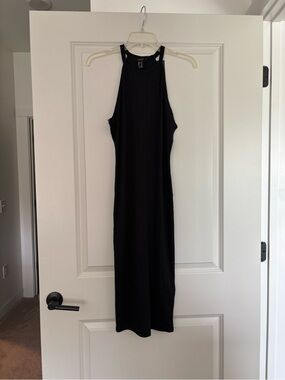 Forever 21 Black Halter Maxi Dress